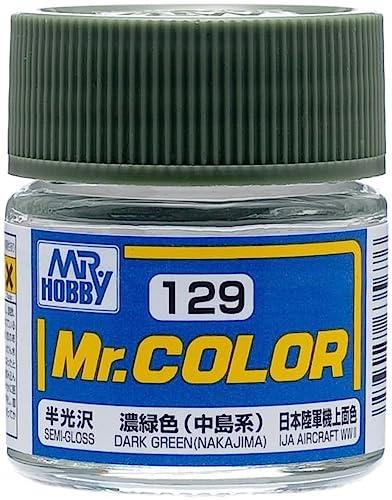 GSI Creos Mr. Color Dark Green (Nakajima Type) Semi-Gloss 10ml Model Paint C129