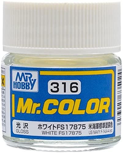 GSI Creos Mr. Color Aircraft Model Paint White FS17875 Gloss 10ml Model Paint C316