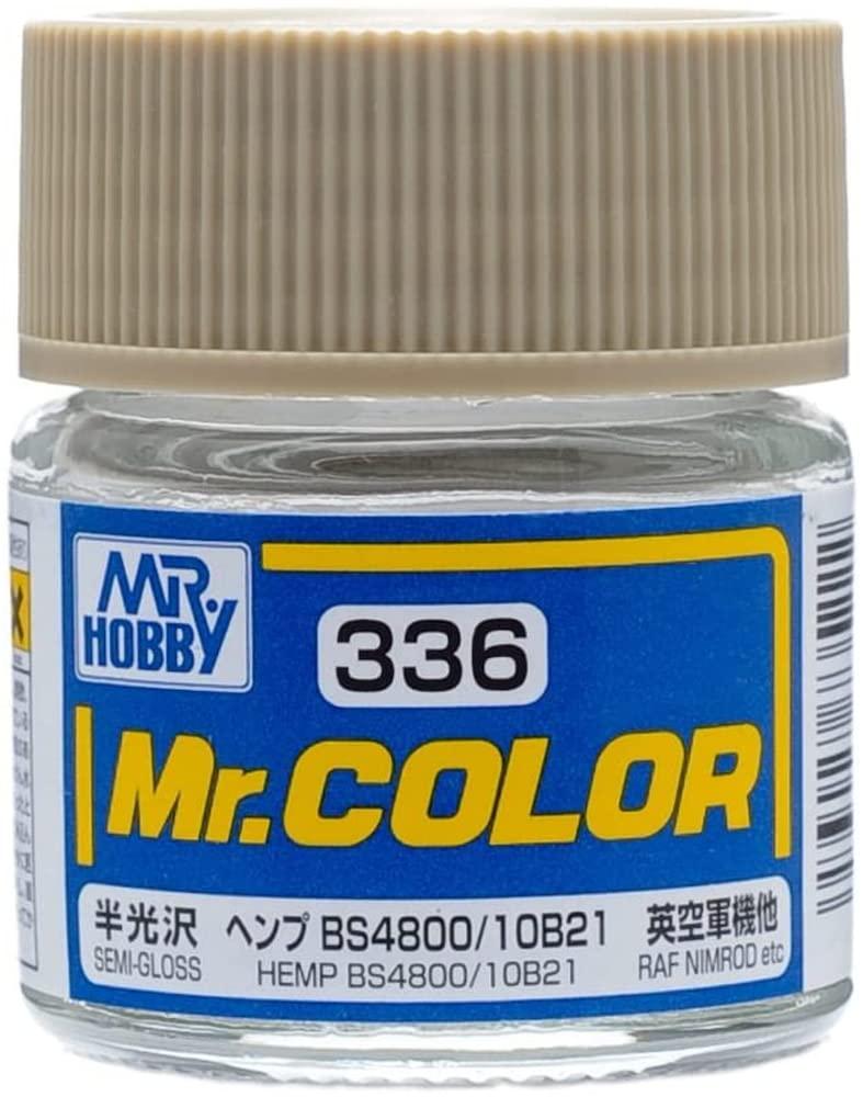 GSI Creos Mr. Color Aircraft Model Paint Hemp BS4800/10B21 Semi-Gloss 10ml Model Paint C336