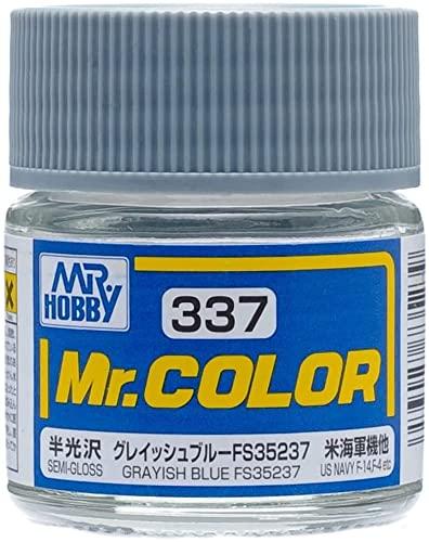 GSI Creos Mr. Color Aircraft Model Paint Grayish Blue FS35237 Semi-Gloss 10ml Model Paint C337