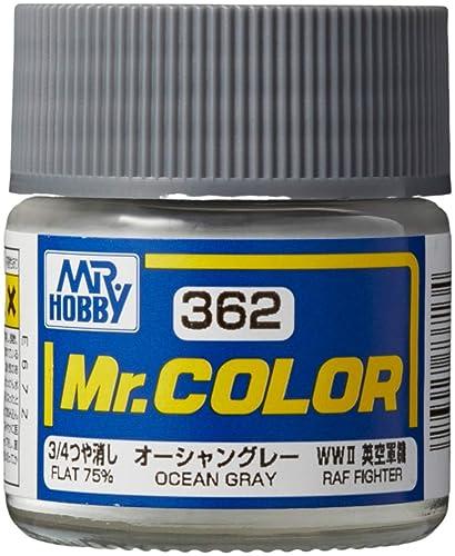 GSI Creos Mr. Color Aircraft Model Paint Ocean Gray 3/4 Matte 10ml Model Paint C362