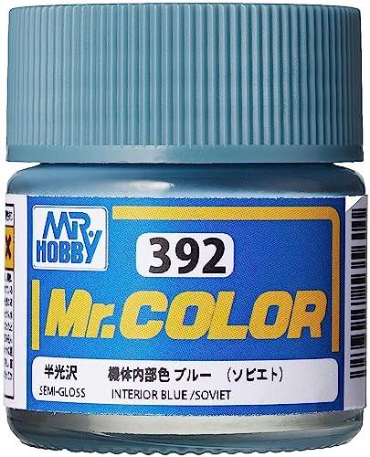 GSI Creos Mr. Color Aircraft Model Paint Interior Blue (Soviet) Semi-Gloss 10ml Model Paint C392