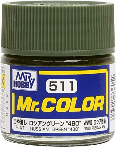 GSI Creos Mr. Color AFV/Tank Model Special Color WWII Russian Green 4BO Matte 10ml Model Paint C511