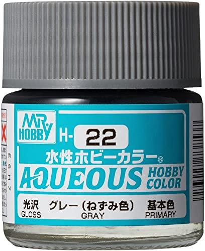 GSI Creos New Water-Based Hobby Color Gray (Mouse Gray) 10ml Model Paint H22
