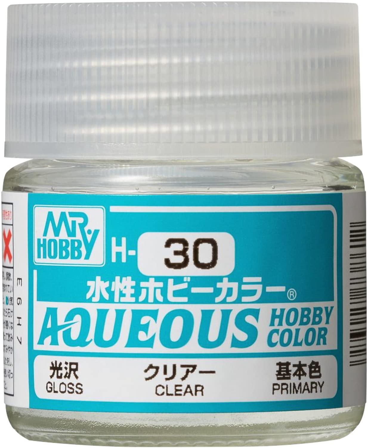 GSI Creos New Water-Based Hobby Color Clear Gloss 10ml Model Paint H30