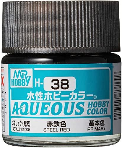GSI Creos GSI Creos New Water-Based Hobby Color Red Iron Oxide 10ml Model Paint H38