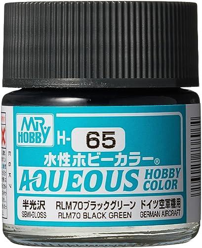 GSI Creos New Water-Based Hobby Color RLM70 Black Green 10ml Model Paint H65