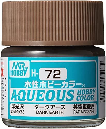 GSI Creos New Water-Based Hobby Color Dark Earth 10ml Model Paint H72