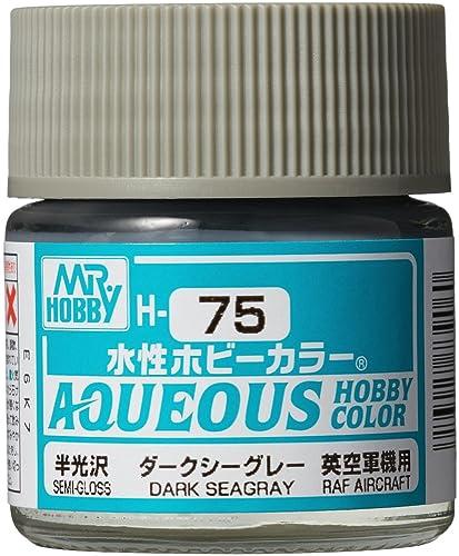 GSI Creos New Water-Based Hobby Color Dark Sea Gray 10ml Model Paint H75