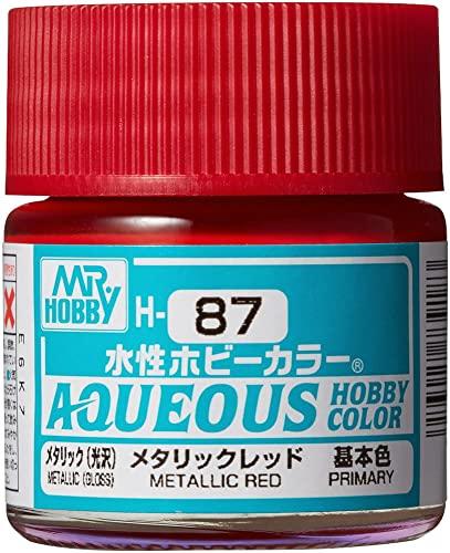 GSI Creos New Water-Based Hobby Color Metallic Red 10ml Model Paint H87
