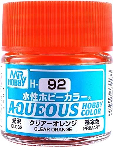 GSI Creos New Water-Based Hobby Color Clear Orange Gloss 10ml Model Paint H92