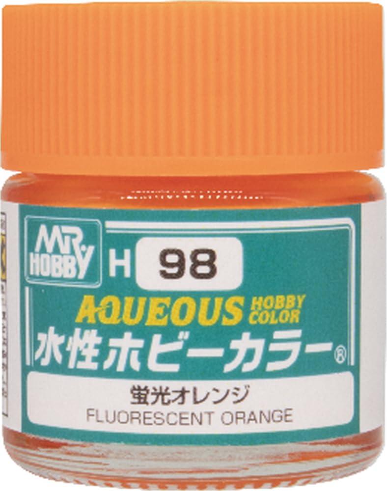GSI Creos New Water-Based Hobby Color Fluorescent Orange 10ml Model Paint H98