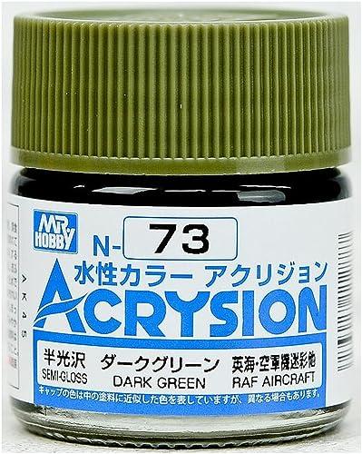 GSI Creos GSI Creos Acrylon Color Dark Green Semi-Gloss 10ml Model Paint N73