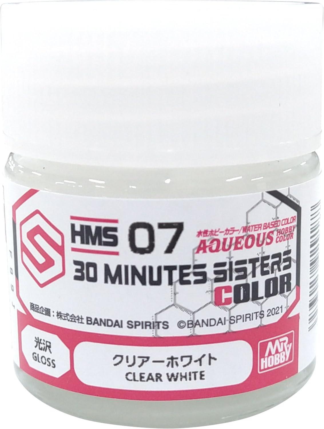 GSI Creos Water-Based 30 MINUTES SISTERS Color Clear White 10ml Model Paint HMS07