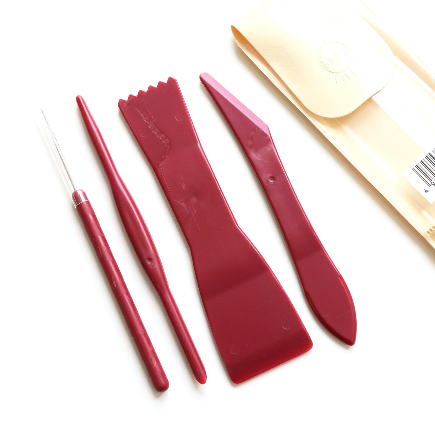 Japan Educational Materials Manufacturing Co., Ltd. Clay Spatula with Needle NKZ7740