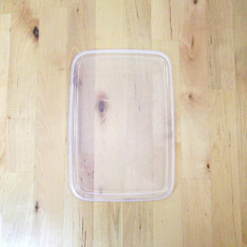 Nodahoro Preserving Container Lid Only Seal Lid Rectangular Shallow Type S White Series Made in Japan SFA-S