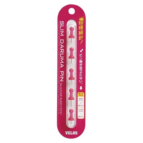 Veloss Slim Dharma Pin SSD-0565CP Clear Pink 5-Pack