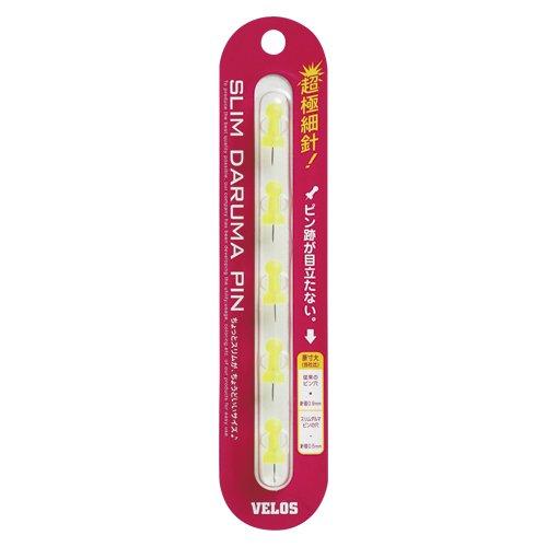 Veloss Slim Dharma Pin SSD-0565CY Clear Yellow 5-Pack
