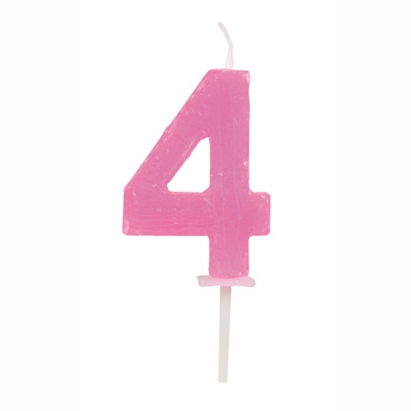 Pearl Metal Raffine Birthday Number Candle Set of 4 (D-6176)