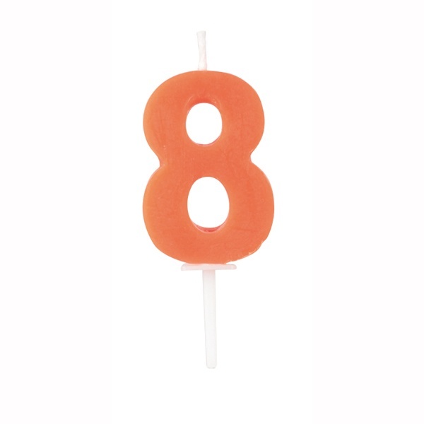 Raffine Birthday Number Candle 8