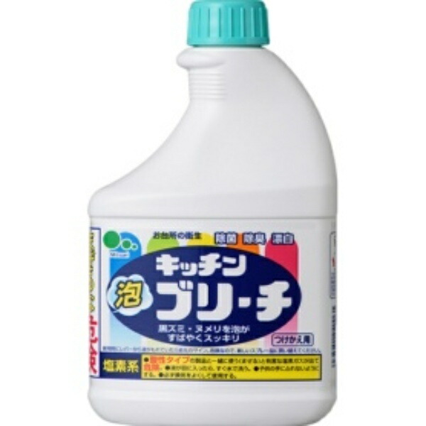 Mitsuei Foaming Kitchen Bleach Refill 400ml 1 Bottle