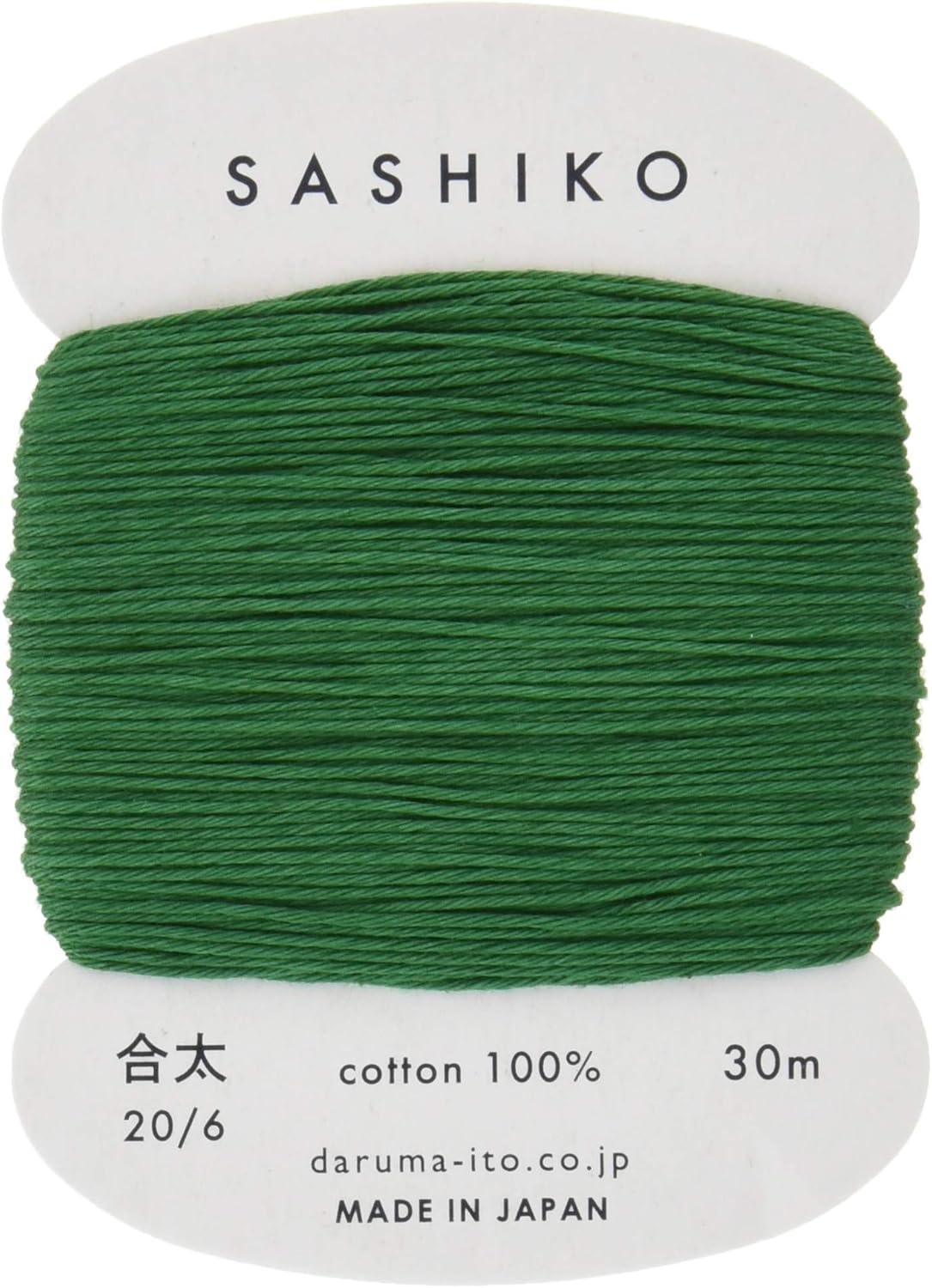 Daruma Sashiko Thread Medium Weight Card-Wound Col.208 30m 01-2410
