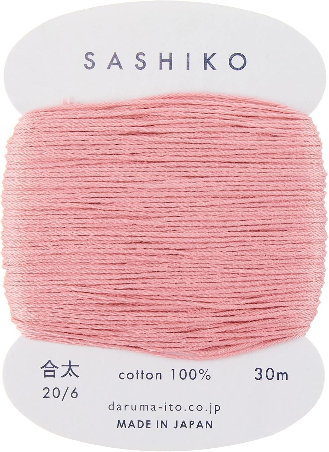 Daruma Sashiko Thread Medium Weight Card-Wound Col.211 30m 01-2410