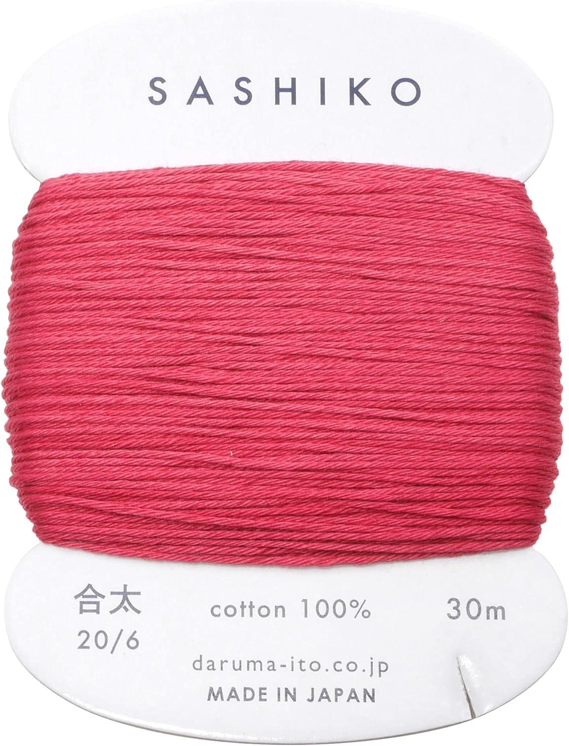 Daruma Sashiko Thread Medium Weight Card-Wound Col.221 30m 10-221
