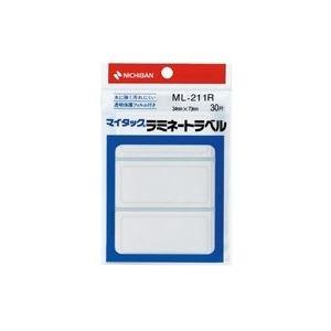 Nichiban MyTac Laminate Label 34×73mm ML-211R Red