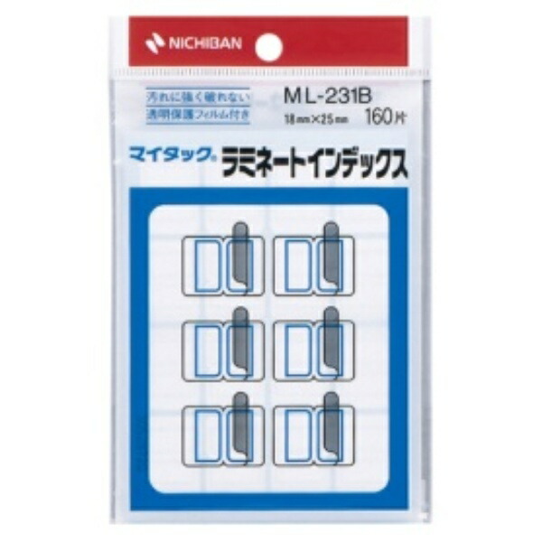 Nichiban MyTac Laminated Index ML-231B Small
