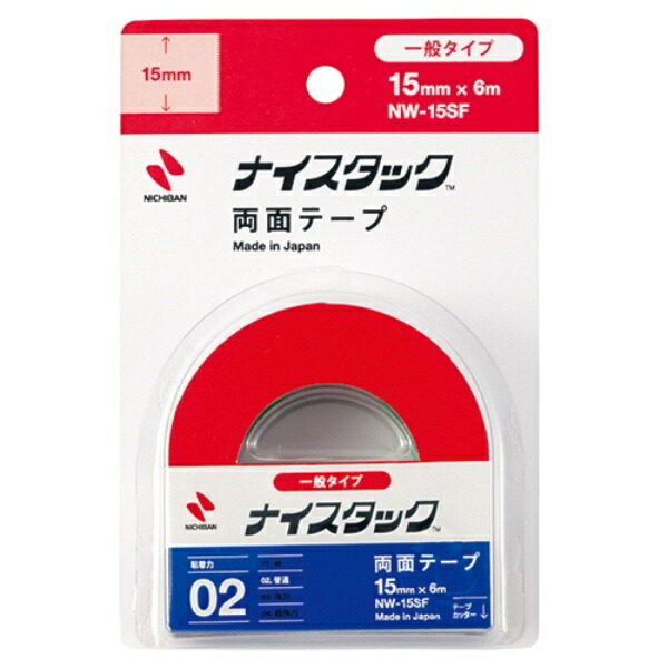 Nichiban Double-Sided Tape Nice Tack (General) 15mm x 6m NW-15SF