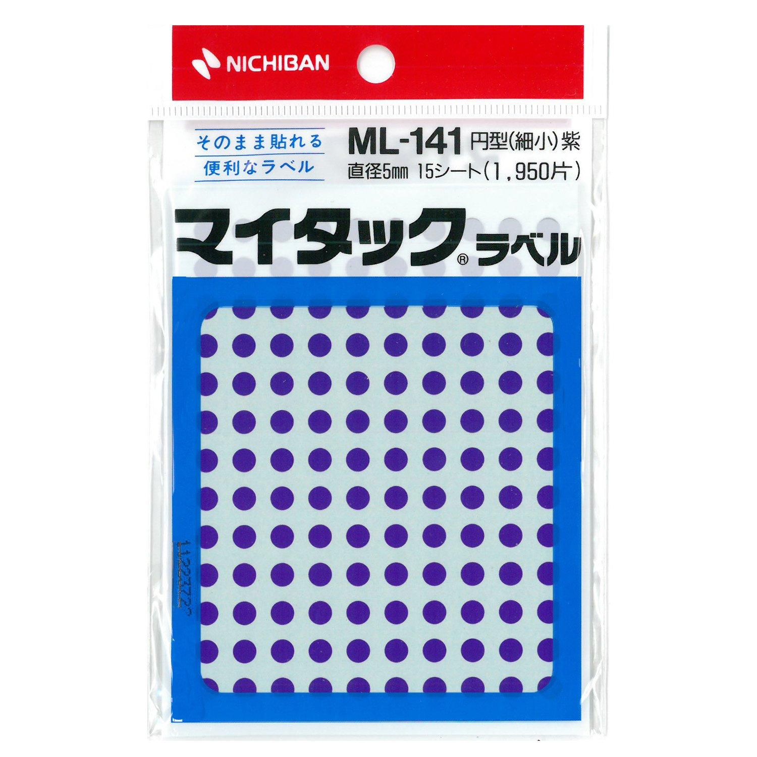 Nichiban MyTac Color Label 5mm ML-14121 Purple