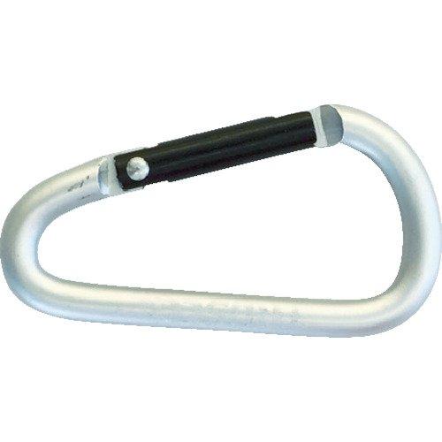 TRUSCO Carabiner Wire Diameter 5mm x 50mm D-Shape Silver TKN550SV
