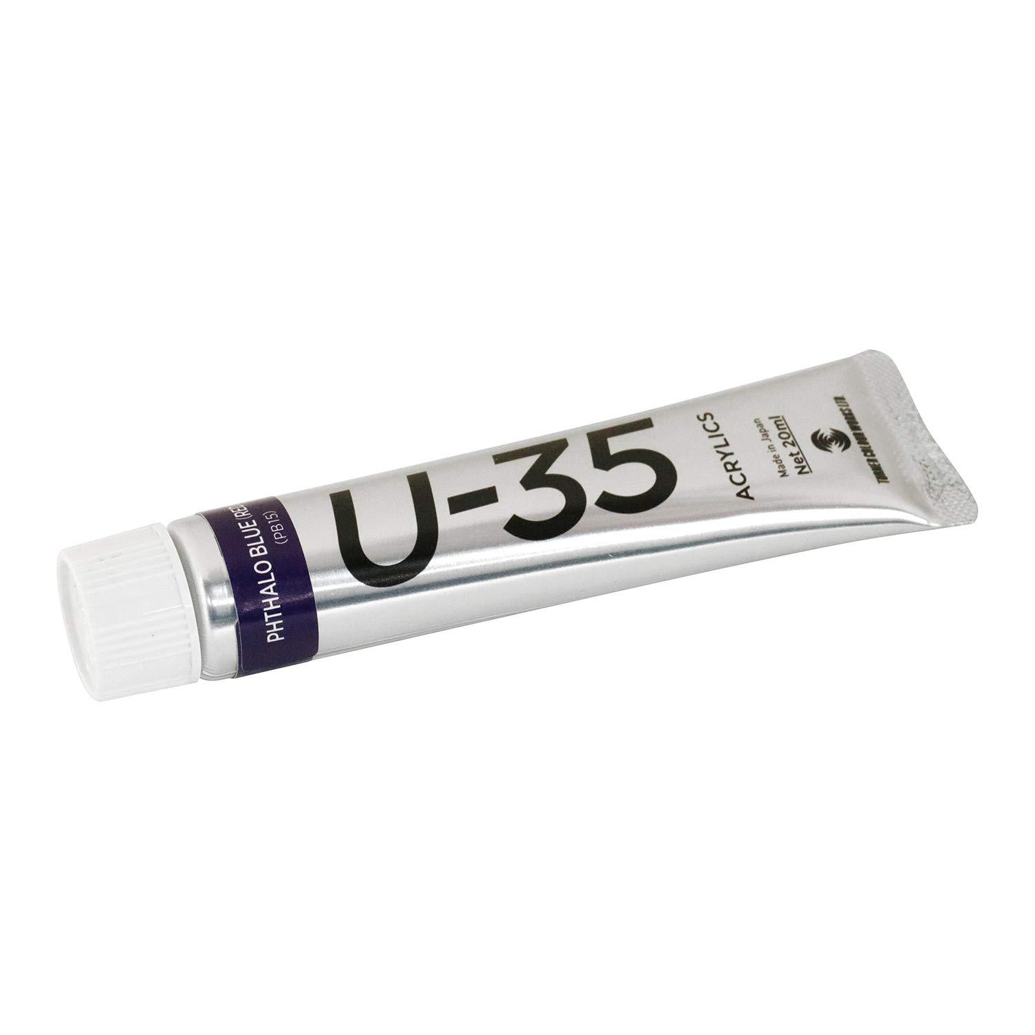 Turner Color U-35 Acrylics Phthalo Blue (Red Shade) 20ml UA020471