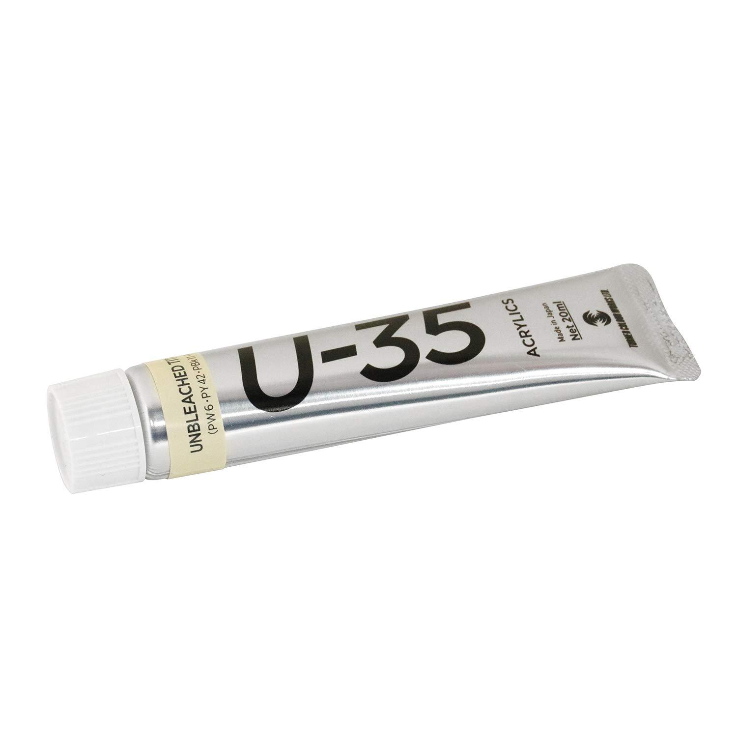Turner Color U-35丙烯颜料 未漂白钛白 20ml UA020600