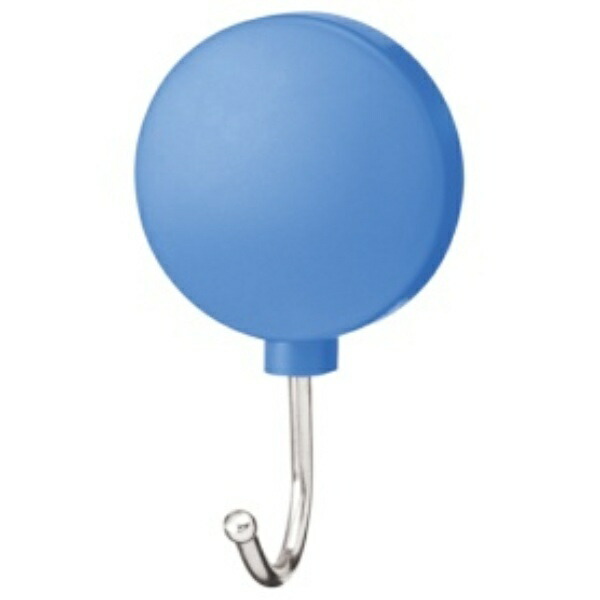 Mitsuya Color Magnetic Hook, Load Capacity Approx. 1kg, Blue, ME-PMHSK-BU, 1 Piece