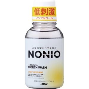 LION NONIO Mouthwash Light Herb Mint 80ml 1 bottle