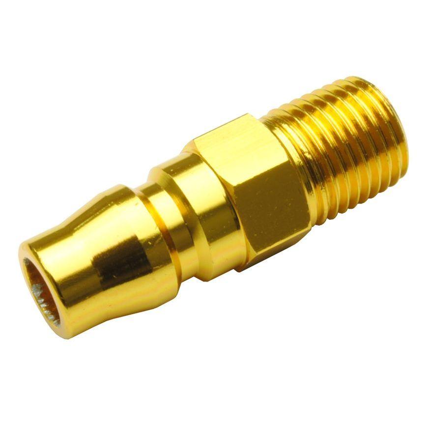 AP R1/4 Male Thread Air Plug Gold