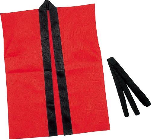 Artec Color Non-Woven Happi Coat for Children, Sleeveless, S, Red 004106