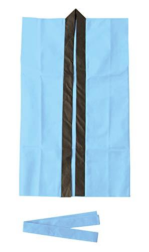 [Artec] Sports Day Happi Coat Long Happi Non-Woven Fabric (with Headband) Light Blue Size S 4998