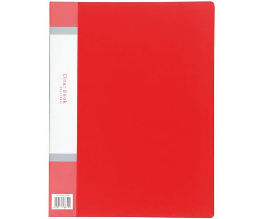Clear Book A4 Vertical Insert 40-Pocket Red 5607