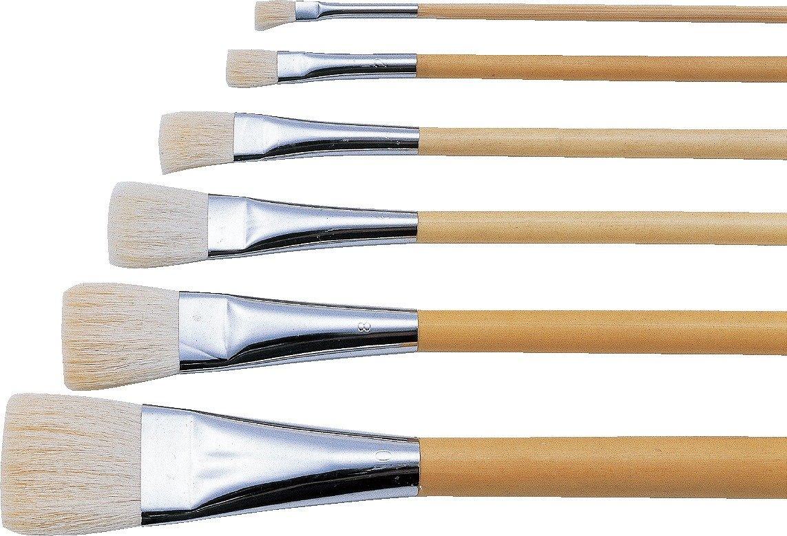 Artec Original Flat Brush (Poster Use, White Bristle) Size 0 10700