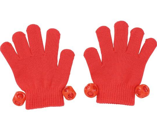 [Artec] Bell-Attached Colorful Stretch Gloves, Red 18015