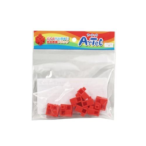 ArTeC Block Half A Single Item 8-Piece Set 77755 Red