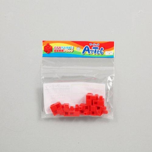 ArTeC Block Half B Single Item 8-Piece Set 77775 Red