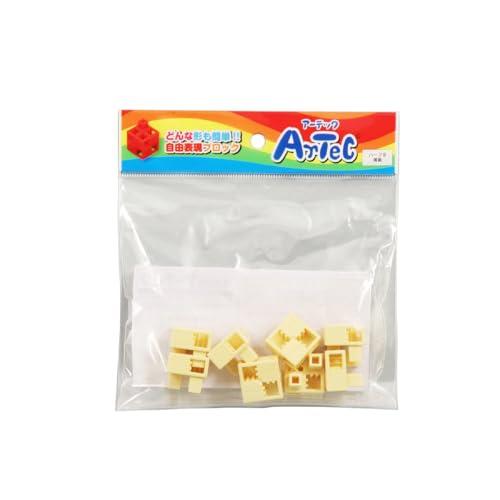 ArTeC Block Half B Single Item 8-Piece Set 77782 Light Yellow