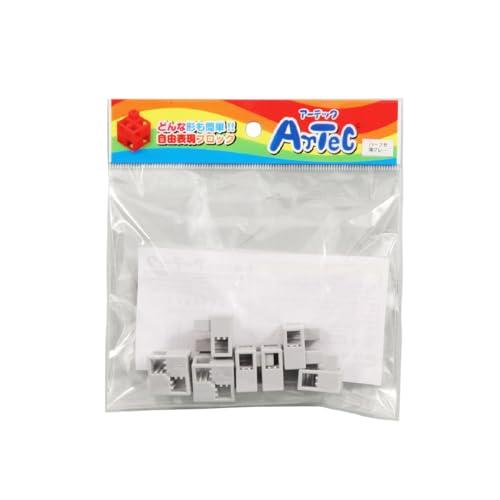 ArTeC Block Half B Single Item 8-Piece Set 77791 Light Gray