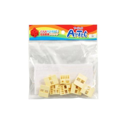 ArTeC Block Triangle A Single Item 8-Piece Set 77802 Light Yellow