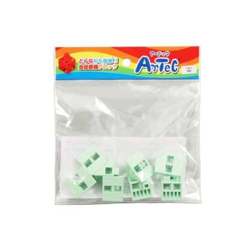 ArTeC Block Triangle A Single Item 8-Piece Set 77807 Light Green