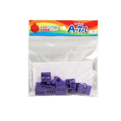 ArTeC Block Triangle A Single Item 8-Piece Set 77808 Purple